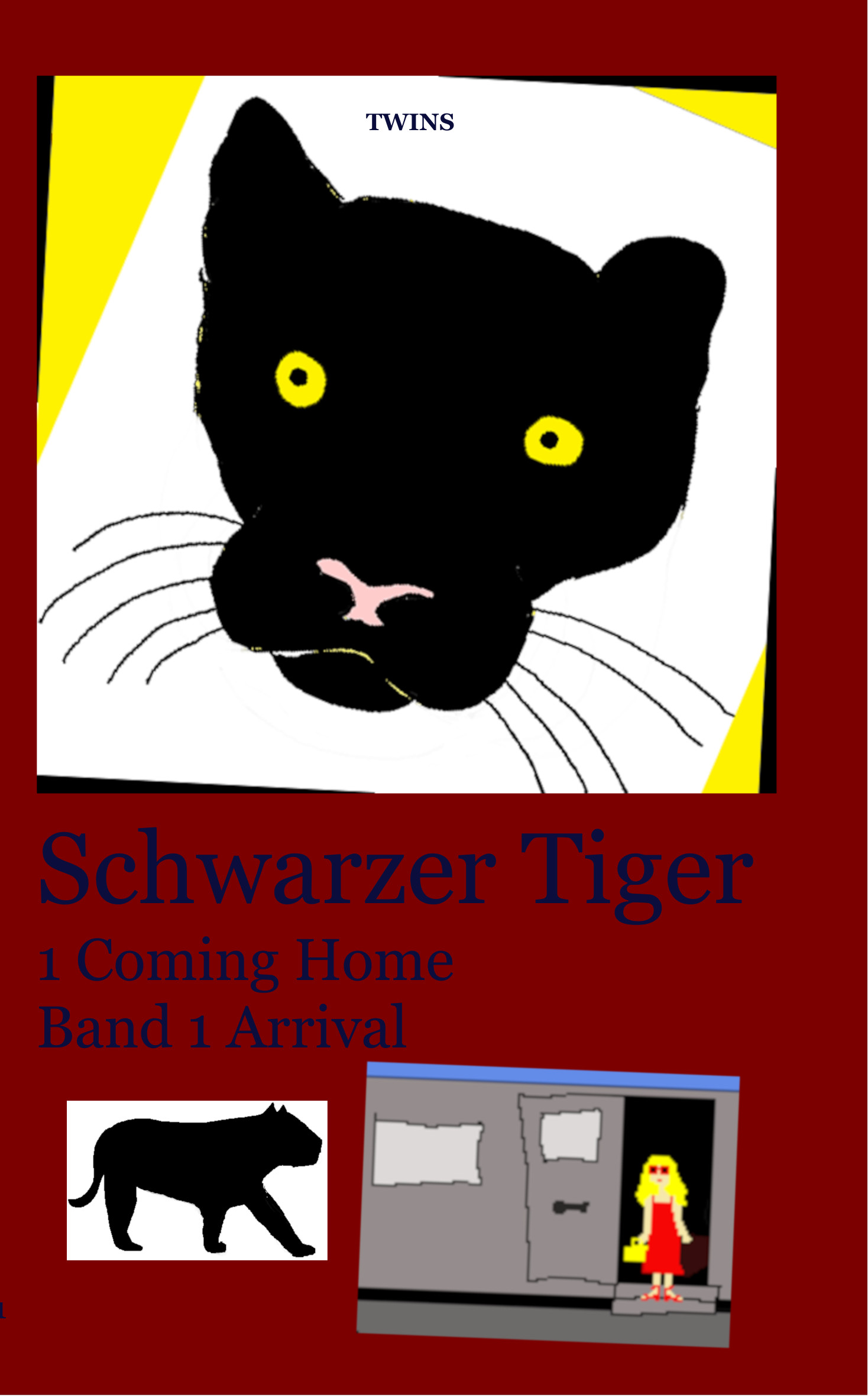 Frontcover Schwarzer Tiger Buch 1 Coming Home: Band 1 Arrival von TWINS